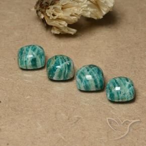 Shop natural 7.95ct Vert pin Amazonite gems, Coussin, from Madagascar at GemSelect. In stock, global shipping!