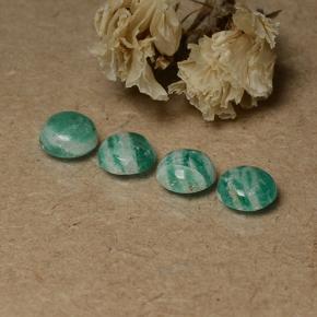 Achetez naturel 2,71ct bleu-vert amazonite gems, coupe roude, en provenance madagascar chez gemselect. en stock, livraison internationale!