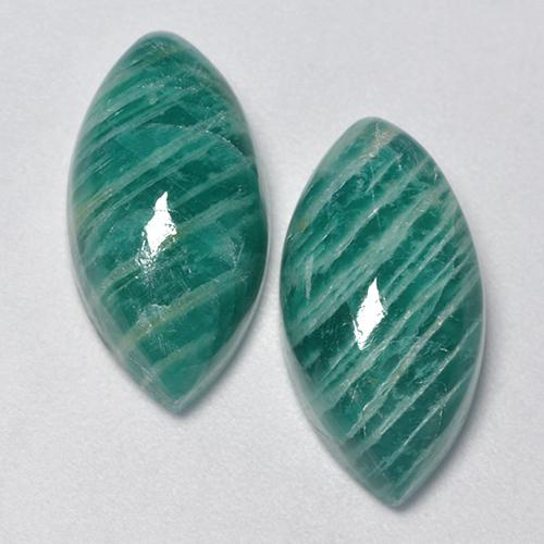 Achetez naturel 15.63ct Vert moyen Amazonite gems, Marquise, En provenance Madagascar chez GemSelect. En stock, livraison internationale!
