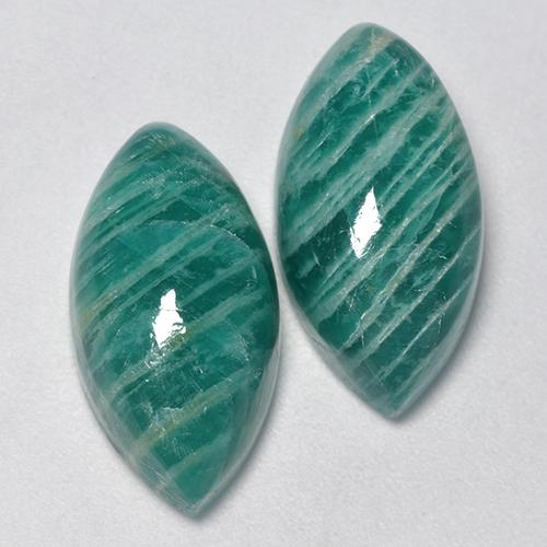Achetez naturel 15.63ct Vert moyen Amazonite gems, Marquise, En provenance Madagascar chez GemSelect. En stock, livraison internationale!