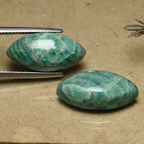 19.22ctw Naturel Vert pin Amazonite, Marquise, Opaque