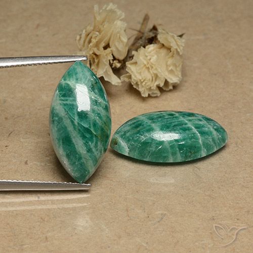 Shop natural 17.85ct Vert pin Amazonite gems, Marquise, from Madagascar at GemSelect. In stock, global shipping!