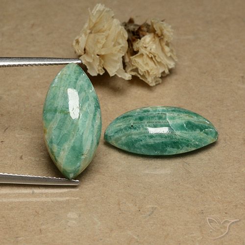 Achetez naturel 17,51ct vert pin amazonite gems, marquise, en provenance madagascar chez gemselect. en stock, livraison internationale!
