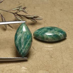 Achetez naturel 12.58ct Vert frais Amazonite gems, Marquise, En provenance Madagascar chez GemSelect. En stock, livraison internationale!