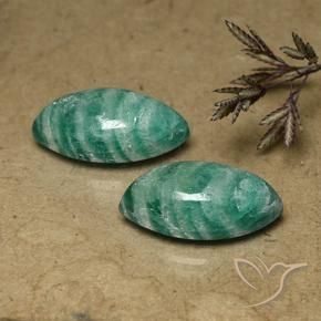 Shop natural 14.56ct Vert moyen-foncé Amazonite gems, Marquise, from Madagascar at GemSelect. In stock, global shipping!