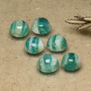 Achetez naturel 3,18ct vert moyen amazonite gems, coupe roude, en provenance madagascar chez gemselect. en stock, livraison internationale!