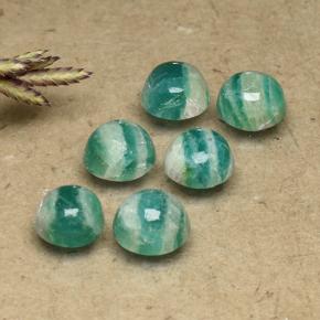 Achetez naturel 3,18ct vert moyen amazonite gems, coupe roude, en provenance madagascar chez gemselect. en stock, livraison internationale!