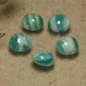 Achetez naturel 2.23ct Bleu vert Amazonite gems, Coupe roude, En provenance Madagascar chez GemSelect. En stock, livraison internationale!