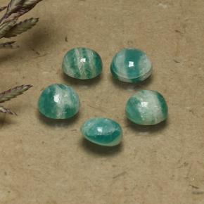 Achetez naturel 2.23ct Bleu vert Amazonite gems, Coupe roude, En provenance Madagascar chez GemSelect. En stock, livraison internationale!