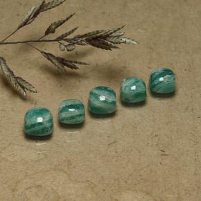 Achetez naturel 3,22ct vert moyen amazonite gems, coupe coussin, en provenance madagascar chez gemselect. en stock, livraison internationale!