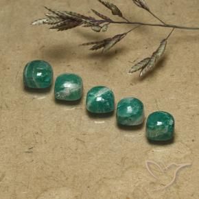 Shop natural 4.02ct Vert frais Amazonite gems, Coussin, from Madagascar at GemSelect. In stock, global shipping!
