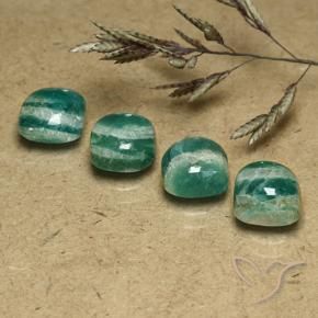Shop natural 7.03ct Vert pin Amazonite gems, Coussin, from Madagascar at GemSelect. In stock, global shipping!
