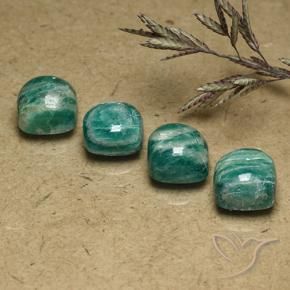 Shop natural 8.67ct Vert pin Amazonite gems, Coussin, from Madagascar at GemSelect. In stock, global shipping!