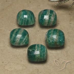 Shop natural 9.24ct Vert pin Amazonite gems, Coussin, from Madagascar at GemSelect. In stock, global shipping!