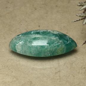 Amazonite Vert pin naturelle Marquise, 7.59 ct, Opaque