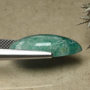 Amazonite Vert pin naturelle Marquise, 7.59 ct, Opaque