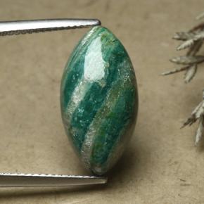 Amazonite Vert frais naturelle Marquise, 8.86 ct, Opaque