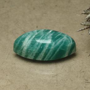 Amazonite Vert pin naturelle Marquise, 7.52 ct, Opaque