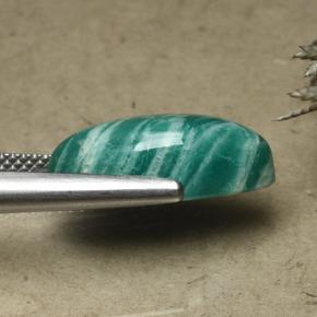 Amazonite Vert pin naturelle Marquise, 7.52 ct, Opaque