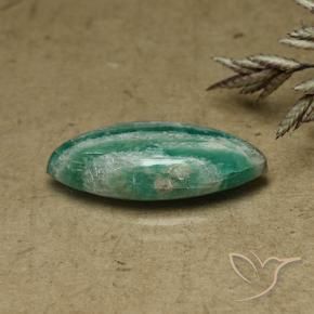 Amazonite Vert moyen naturelle Marquise, 6.00 ct, Opaque