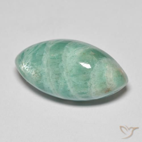 10.06ct Naturel Vert frais Amazonite, Marquise, Opaque