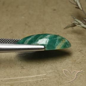 Amazonite Vert pin naturelle Marquise, 6.82 ct, Opaque