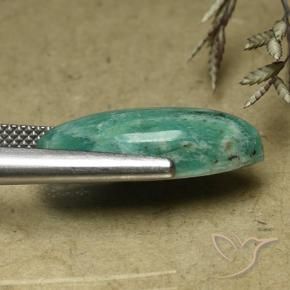 Amazonite Vert moyen naturelle Marquise, 7.74 ct, Opaque