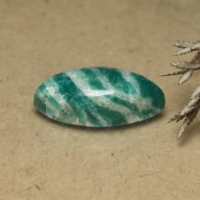 Amazonite Vert pin naturelle Marquise, 9.19 ct, Opaque