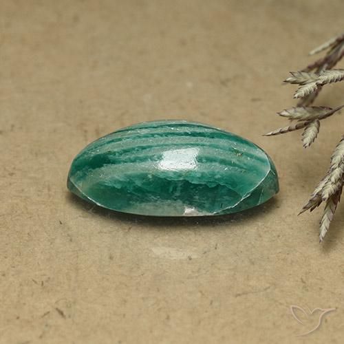 Amazonite Vert frais naturelle Marquise, 8.65 ct, Opaque