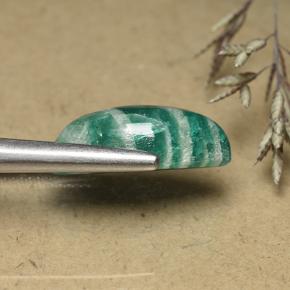 Amazonite bleu-vert naturelle marquise, 8,34 ct, opaque