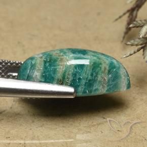 Amazonite Vert pin naturelle Marquise, 7.17 ct, Opaque