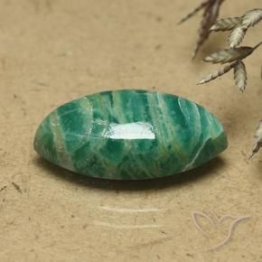 Amazonite Vert pin naturelle Marquise, 6.10 ct, Opaque