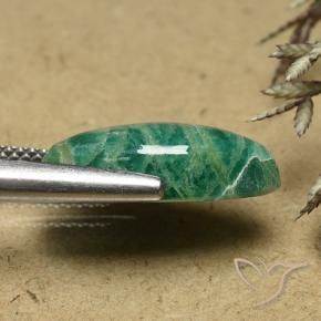 Amazonite Vert pin naturelle Marquise, 6.10 ct, Opaque