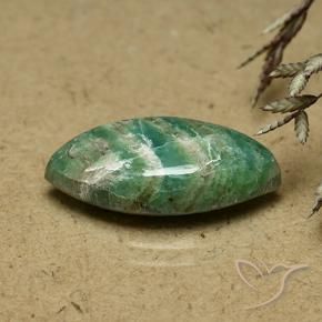 Amazonite Vert pin frais naturelle Marquise, 6.79 ct, Opaque