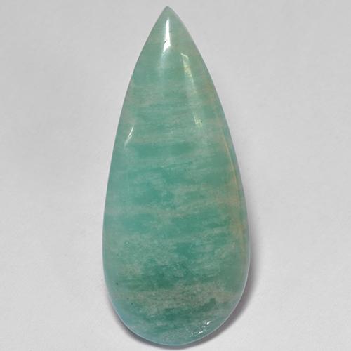 Amazonite Vert naturelle En forme de poire, 15.10 ct, Translucide