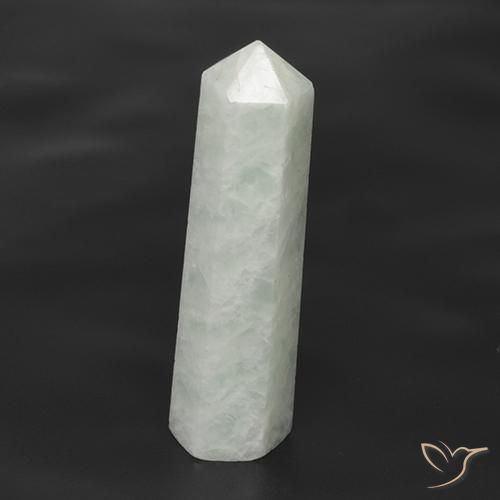 Amazonite Blanc verdâtre naturelle Fantaisie, 19.04 ct, Translucide