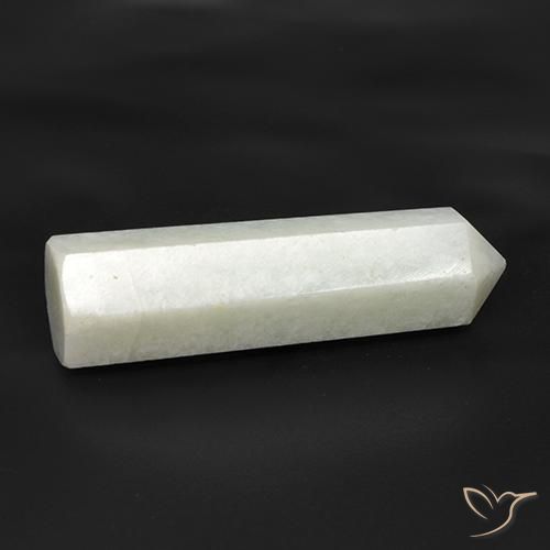 Amazonite Blanc vert léger naturelle Fantaisie, 22.77 ct, Translucide