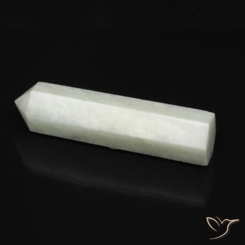 Amazonite gris vert naturelle forme fantaisie, 21,46 ct, translucide