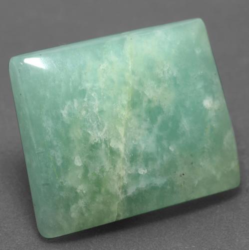 Amazonite Vert pâle naturelle Baquette, 25.74 ct, Translucide