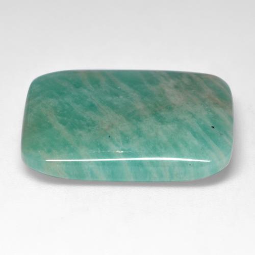 Amazonite Vert bleuâtre naturelle Coupe coussin, 22.54 ct, Translucide