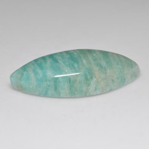 Amazonite vert bleuté naturelle marquise, 18,95 ct, translucide