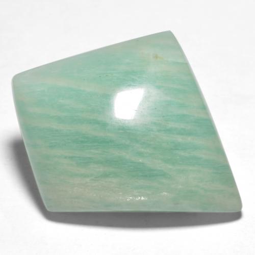 Amazonite Vert bleuté moyen naturelle Forme fantaisie, 18.07 ct, Translucide