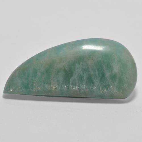 Amazonite Vert bleuté moyen naturelle Forme fantaisie, 26.17 ct, Translucide