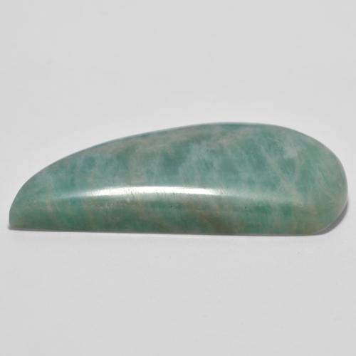 Amazonite Vert bleuté moyen naturelle Forme fantaisie, 26.17 ct, Translucide