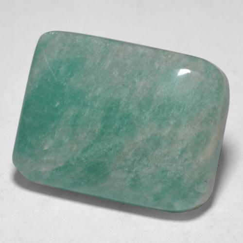 Amazonite Vert bleuté moyen naturelle Coupe coussin, 14.36 ct, Translucide