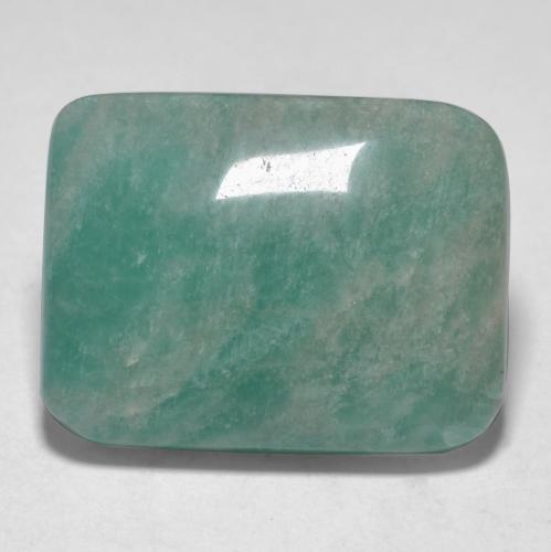 Amazonite Vert bleuté moyen naturelle Coupe coussin, 14.36 ct, Translucide