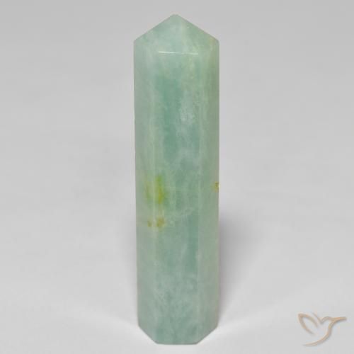 27.30ct Naturel Vert clair Amazonite, Fantaisie, Opaque