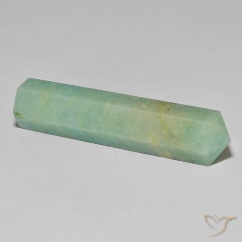 Amazonite Vert mousse léger naturelle Fantaisie, 29.23 ct, Opaque