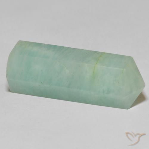 Amazonite Vert mousse léger naturelle Fantaisie, 22.16 ct, Opaque