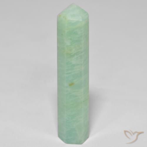 Amazonite Vert mousse pâle naturelle Fantaisie, 23.35 ct, Opaque